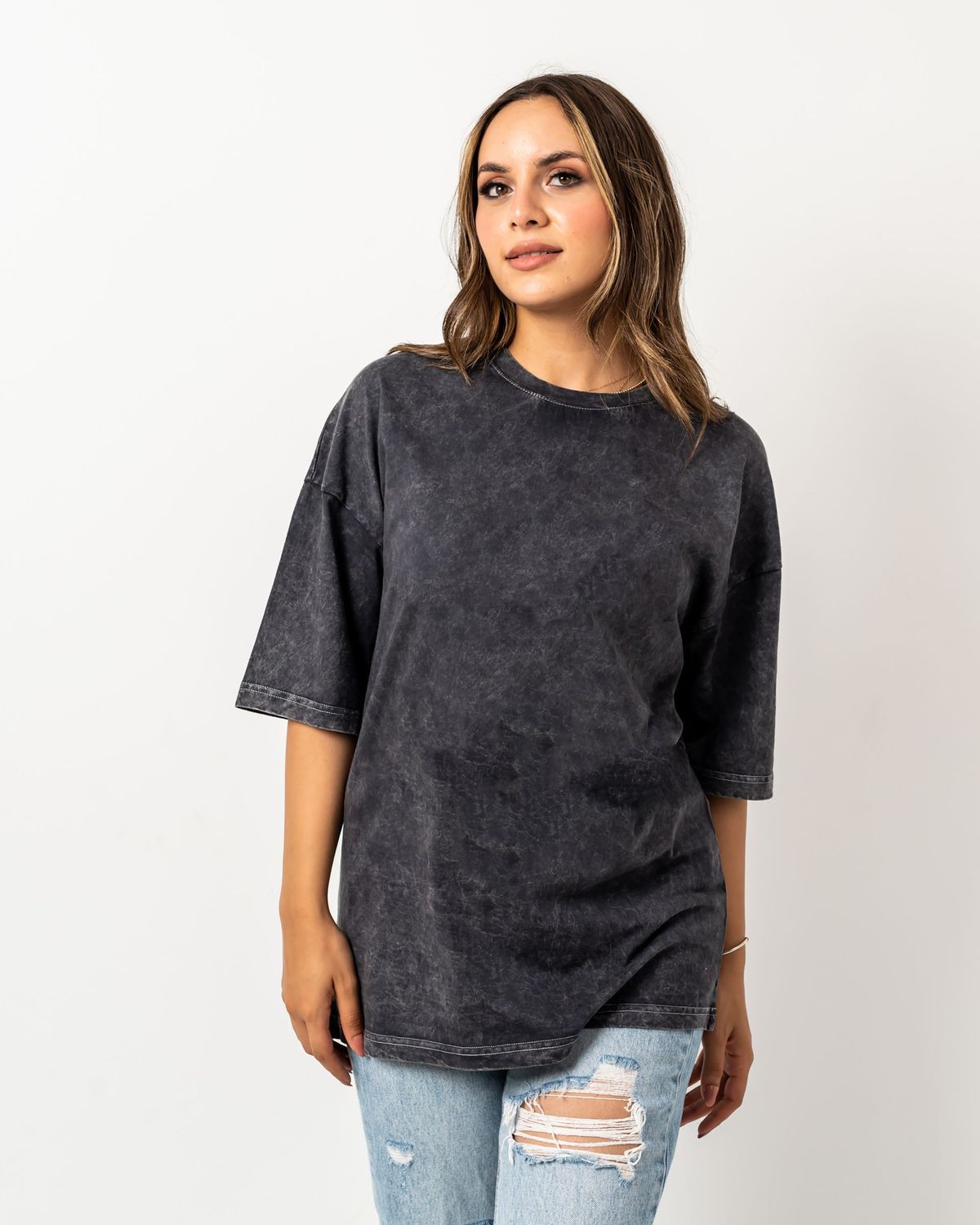 washed basic t-shirt