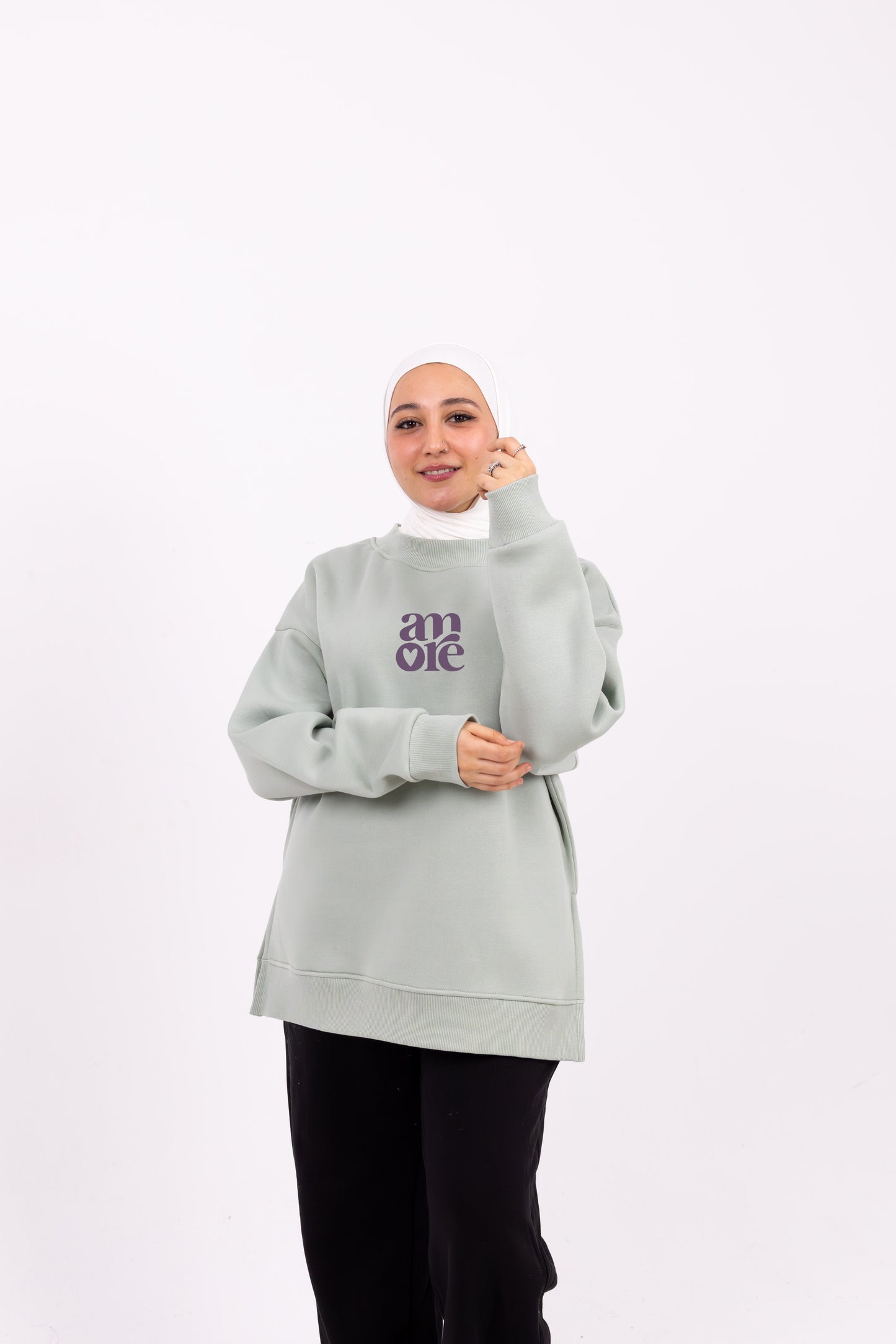 Amore mint comfy-go sweatshirt