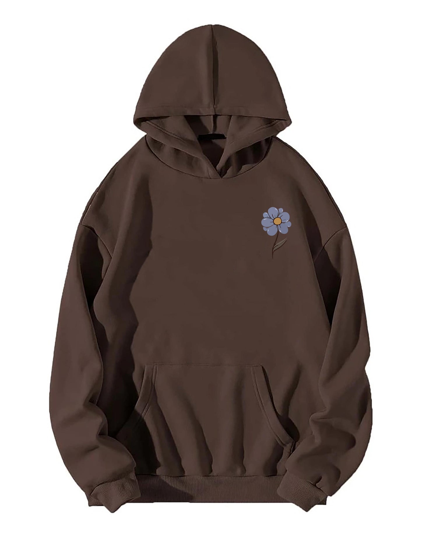 Finding my own path brown hoodie