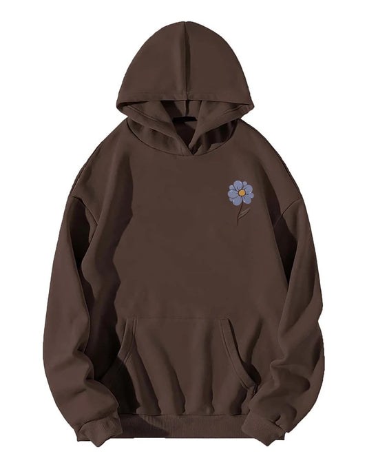 Finding my own path brown hoodie