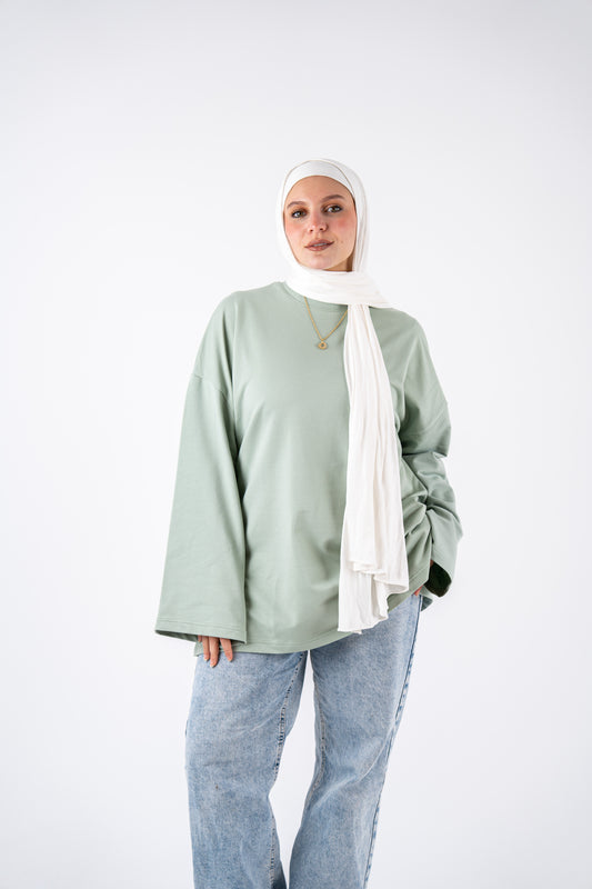 mint basic widesleeves t-shirt