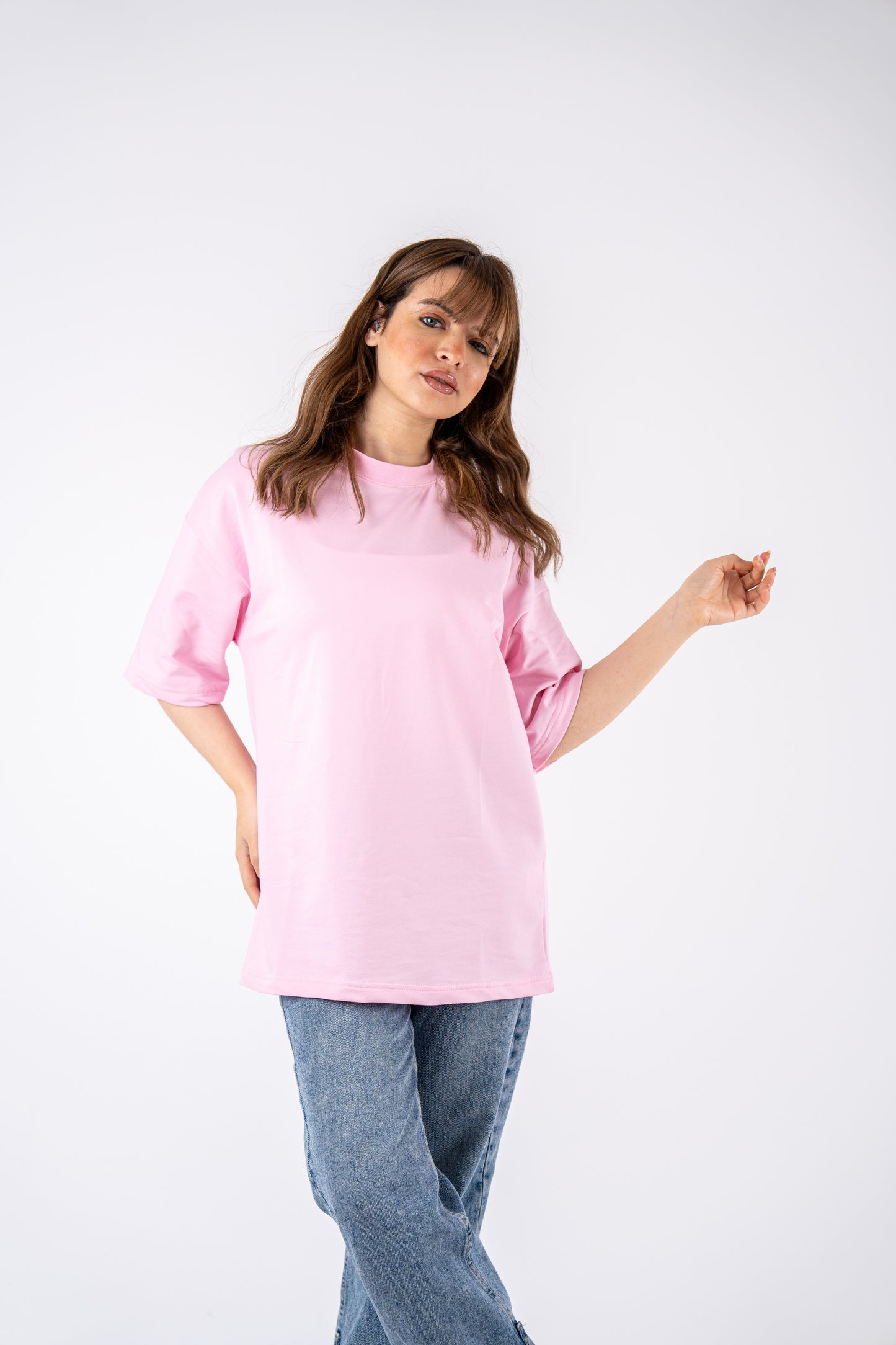 pink basic t-shirt