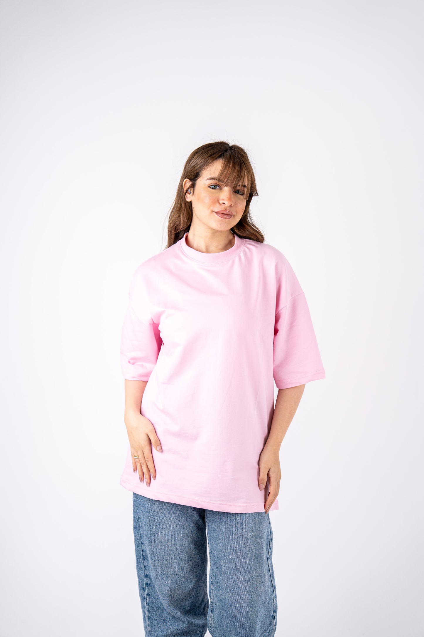 pink basic t-shirt