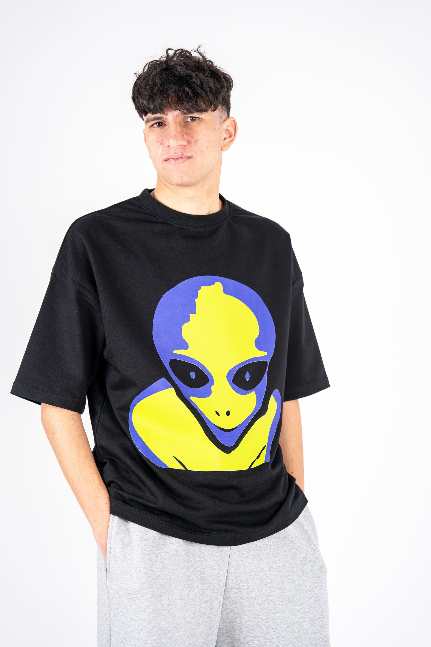 alien pov black t-shirt