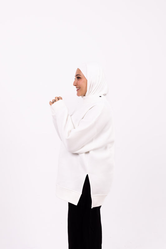 Blossom white comfy-go sweatshirt
