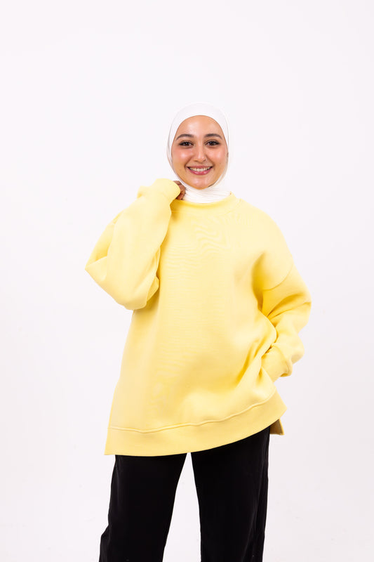 Yellow comfy-go sweatshirt