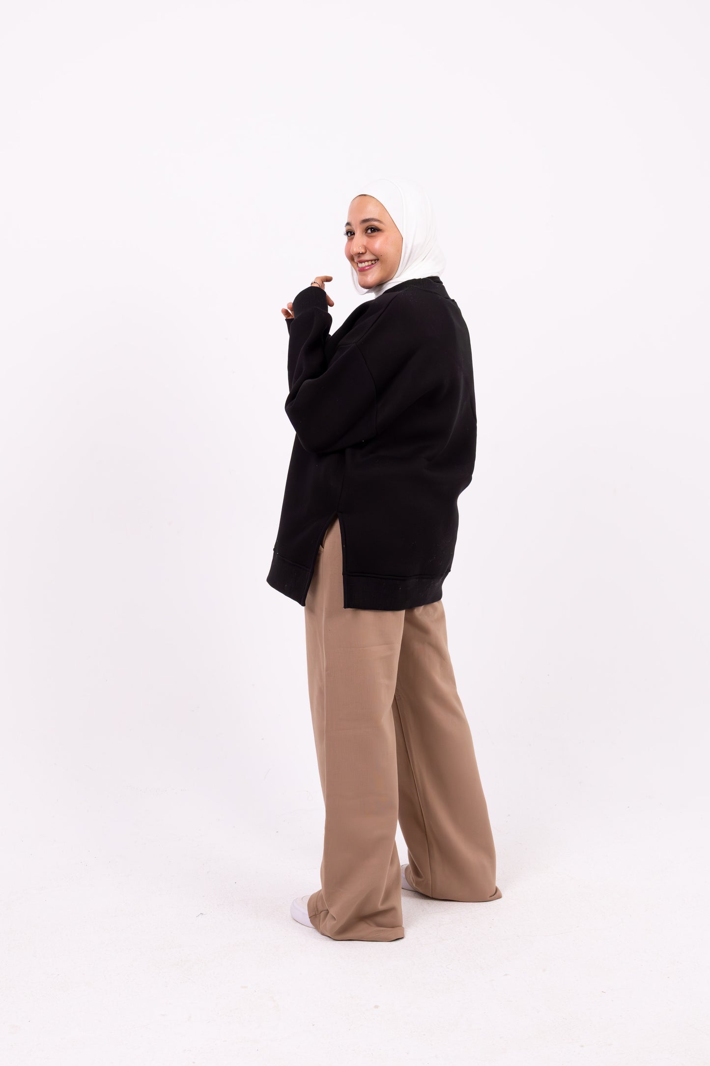 Only you black comfy-go sweatshirt