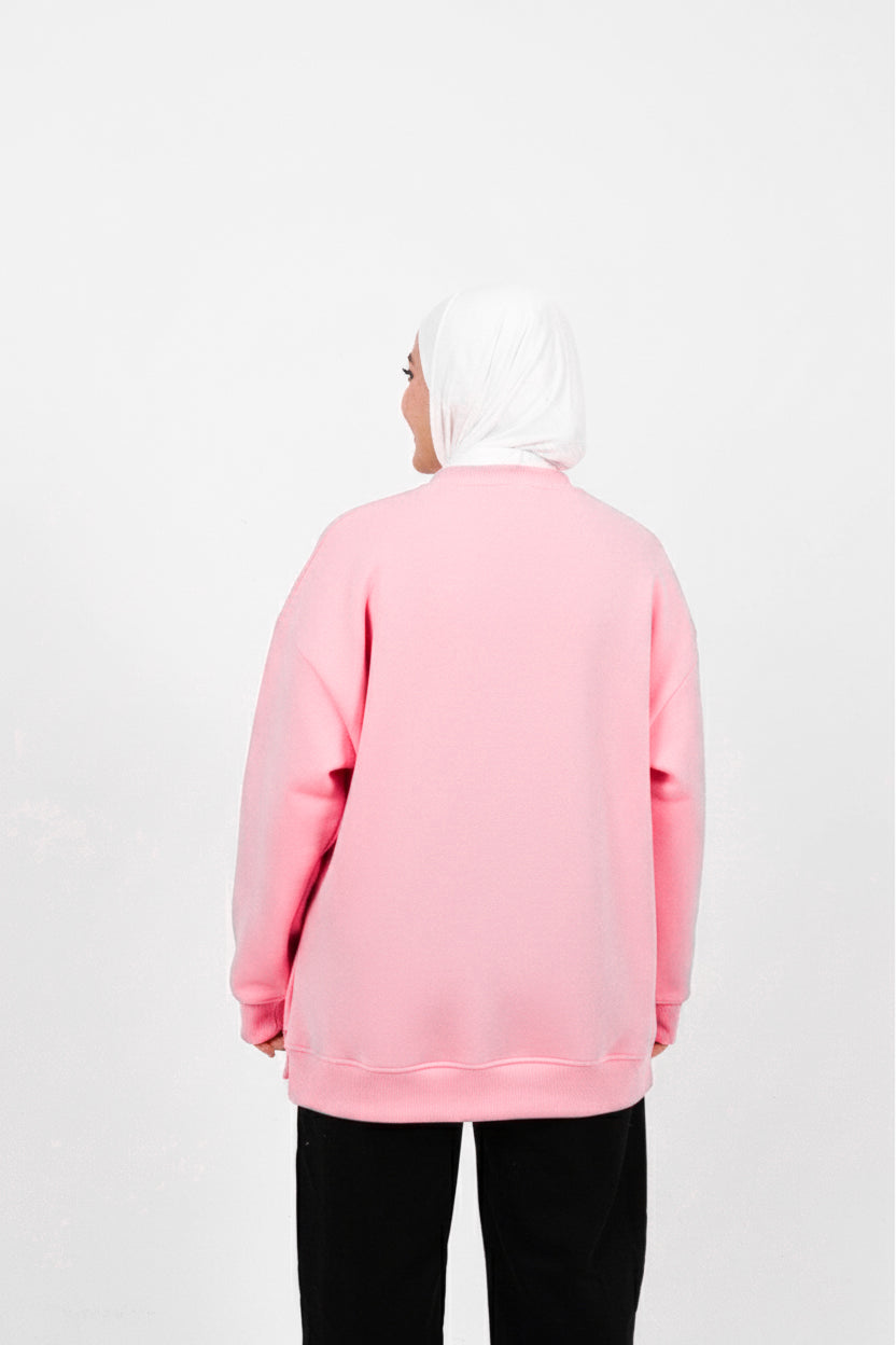 pink comfy-go sweatshirt