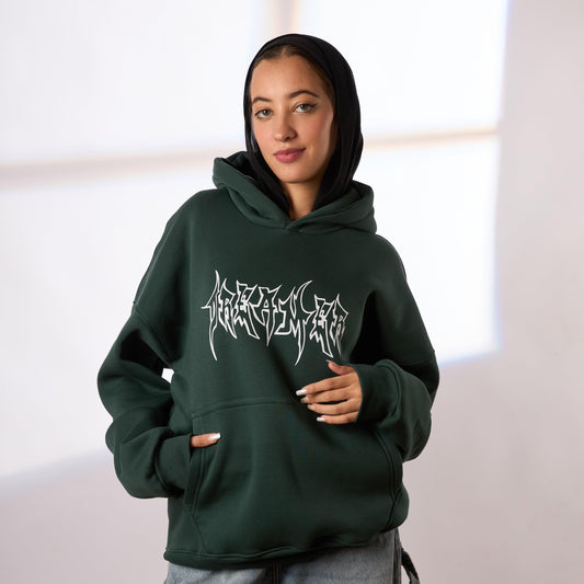 dreamer olive oversize hoodie