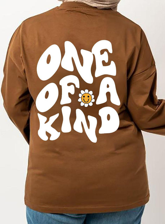 one of kind brown widesleeves t-shirt