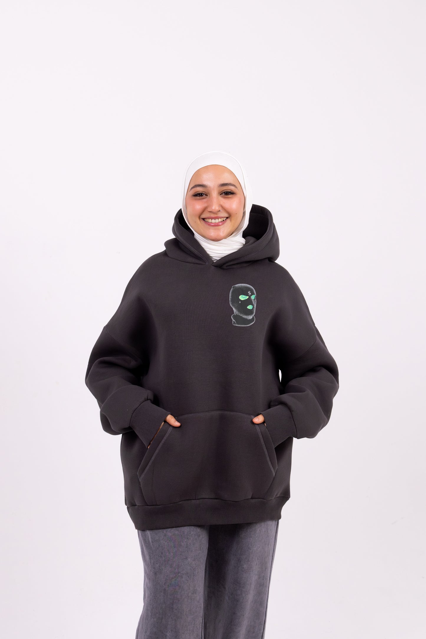 Gangster grey hoodie