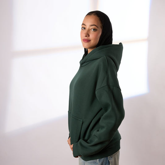 olive oversize hoodie