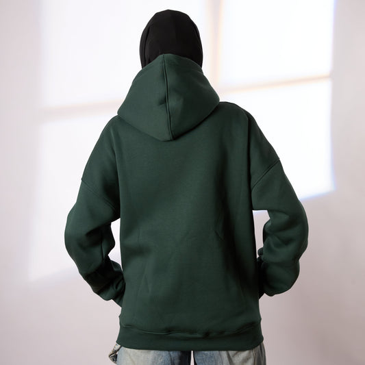 olive oversize hoodie
