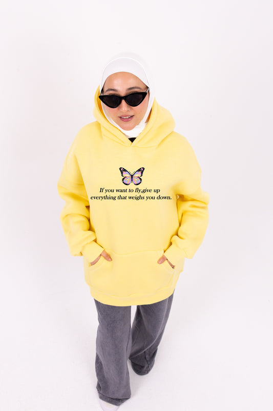 If you want to fly yellow hoodie