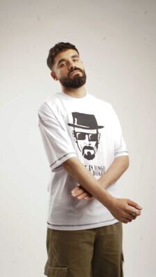 I am the danger whitexblack t-shirt