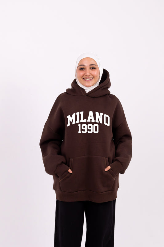 Milano brown hoodie