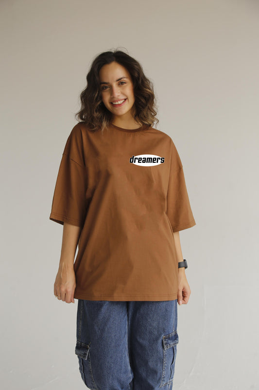 Dreamer brown t-shirt
