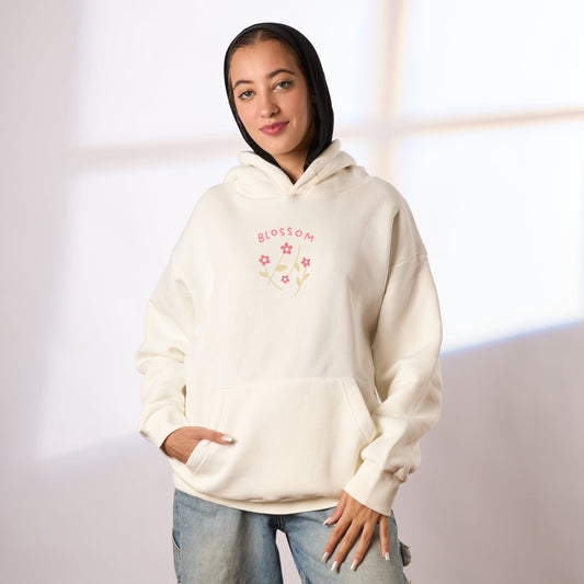 Blossom white hoodie