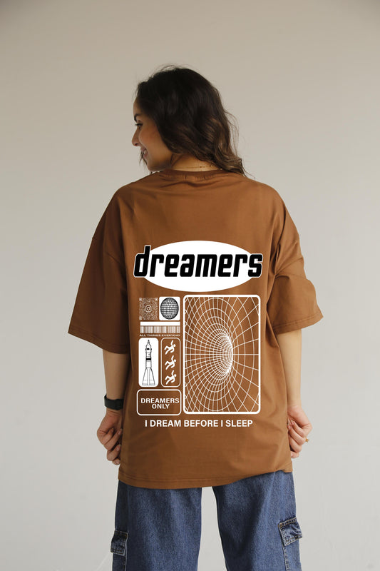 Dreamer brown t-shirt
