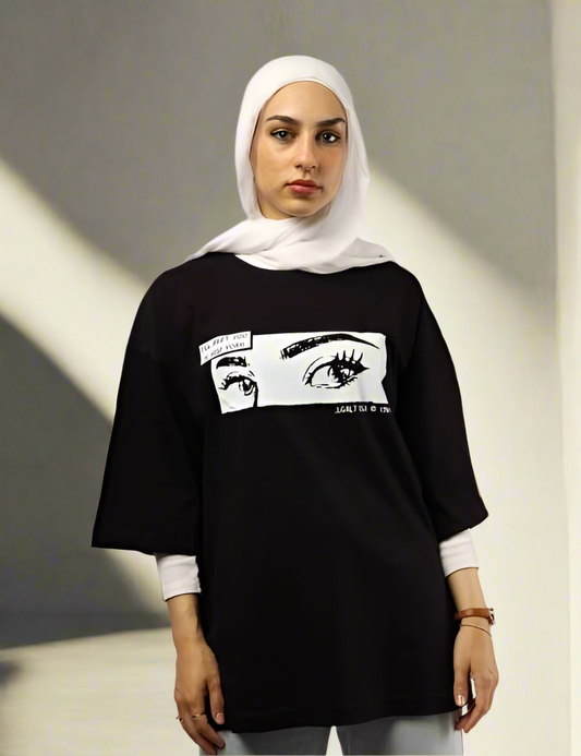 Eyes black t-shirt