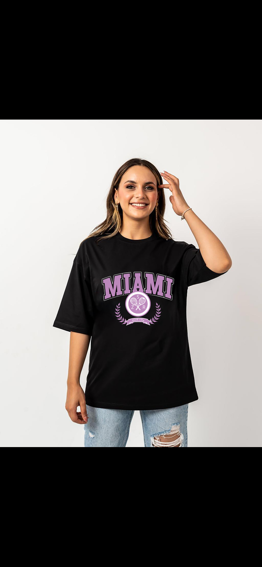 Miami black t-shirt