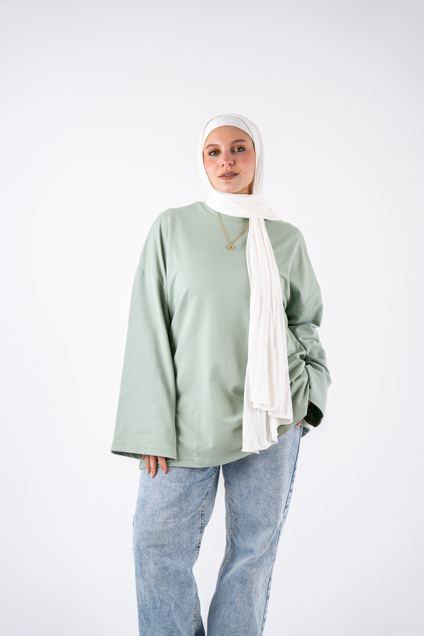 mint basic widesleeves t-shirt
