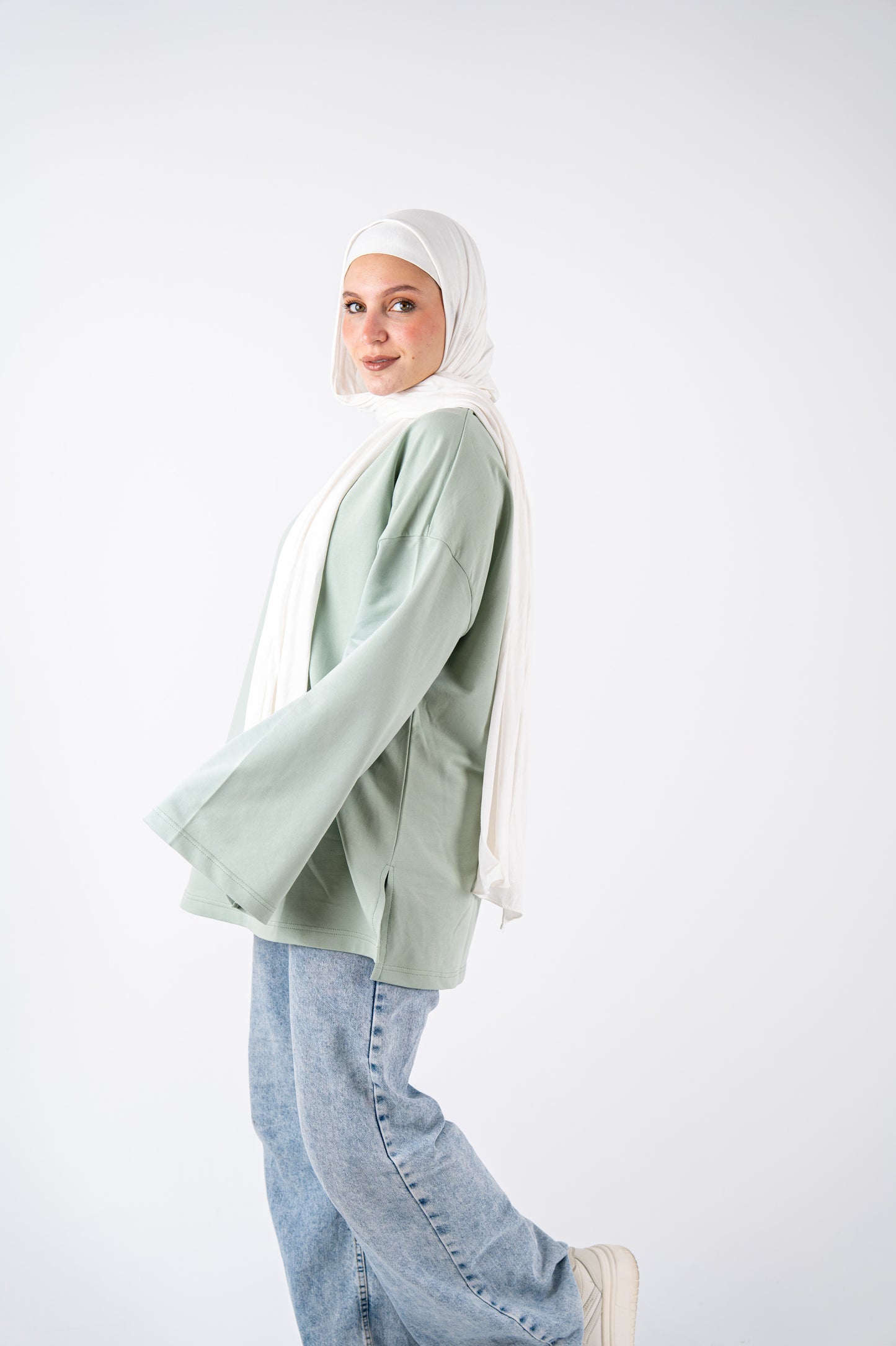 mint basic widesleeves t-shirt