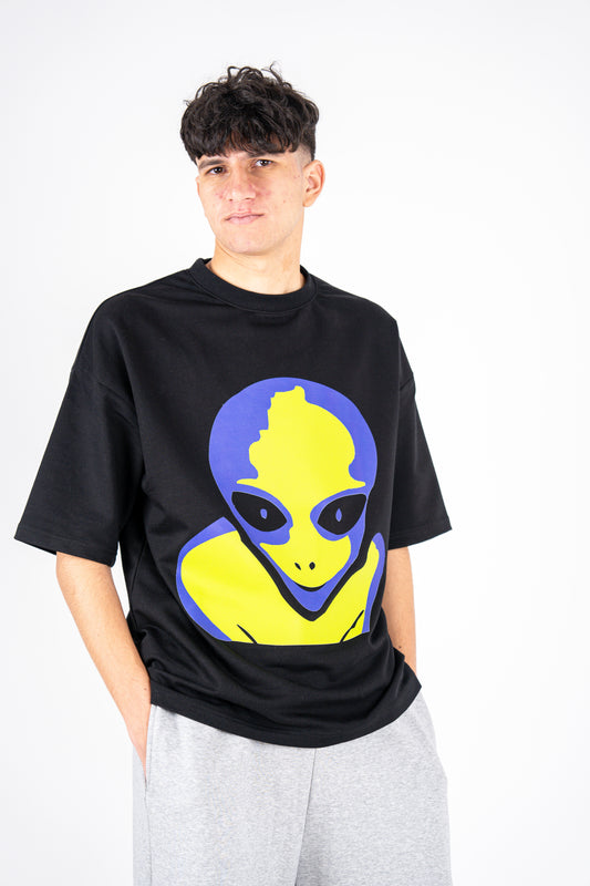 alien pov black t-shirt