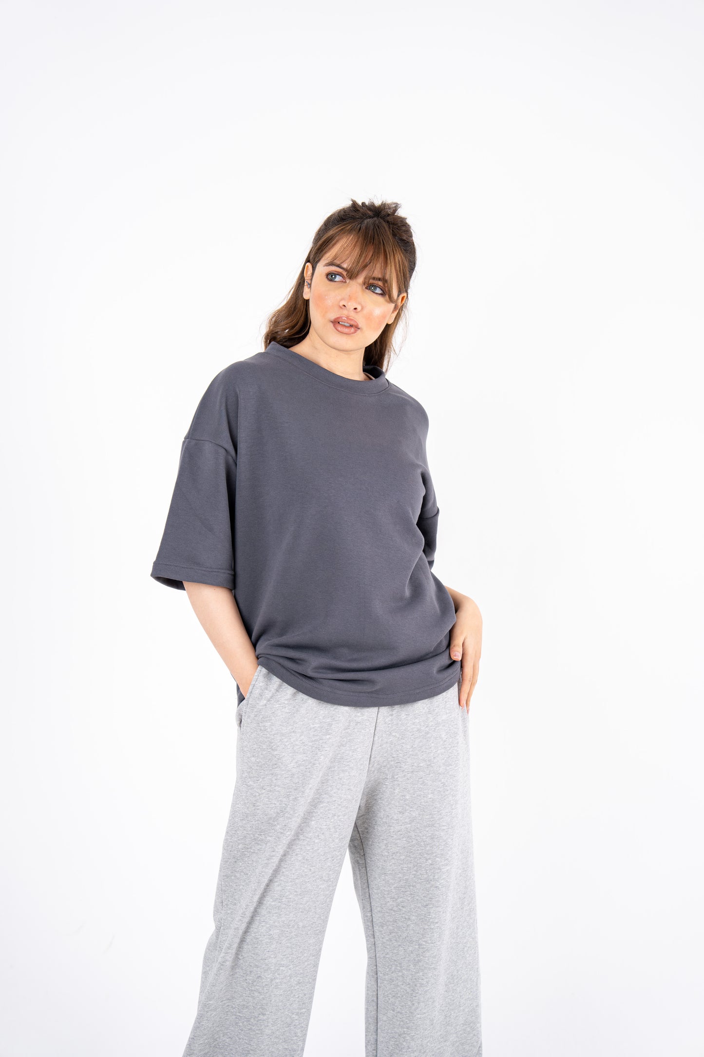 grey basic t-shirt
