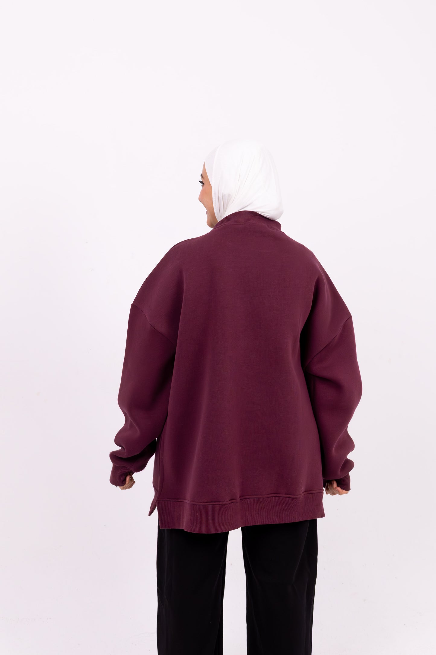 Burgundy comfy-go sweatshirt