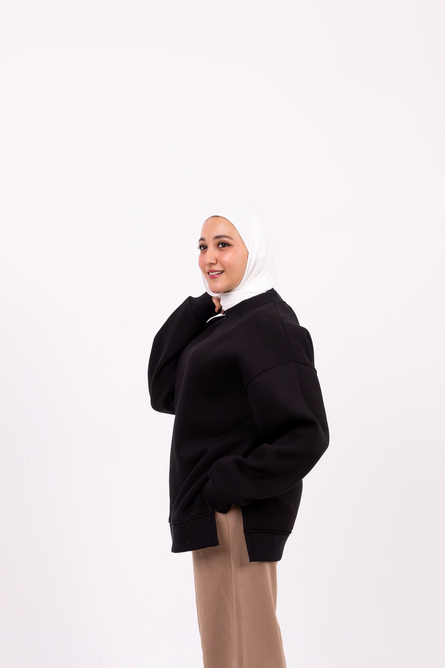 Black comfy-go sweatshirt