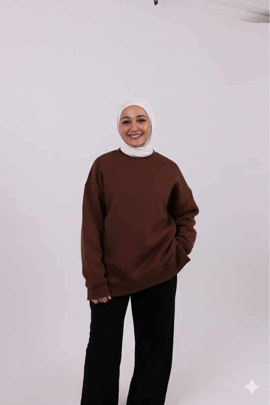 brown comfy-go sweatshirt