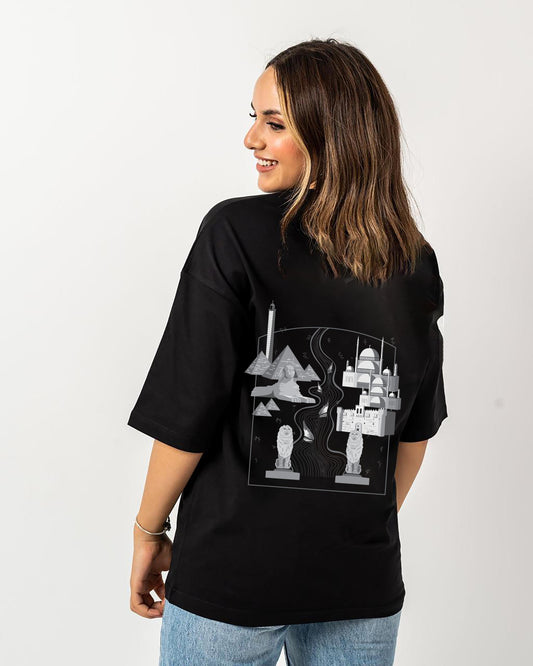 egypt 7000 years black t-shirt