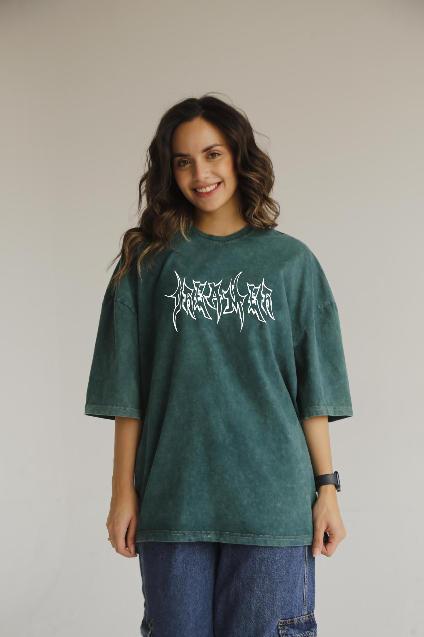 dreamer olive washed t-shirt